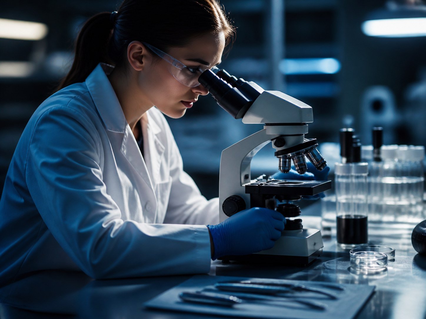 Profesional trabajando con rigor científico